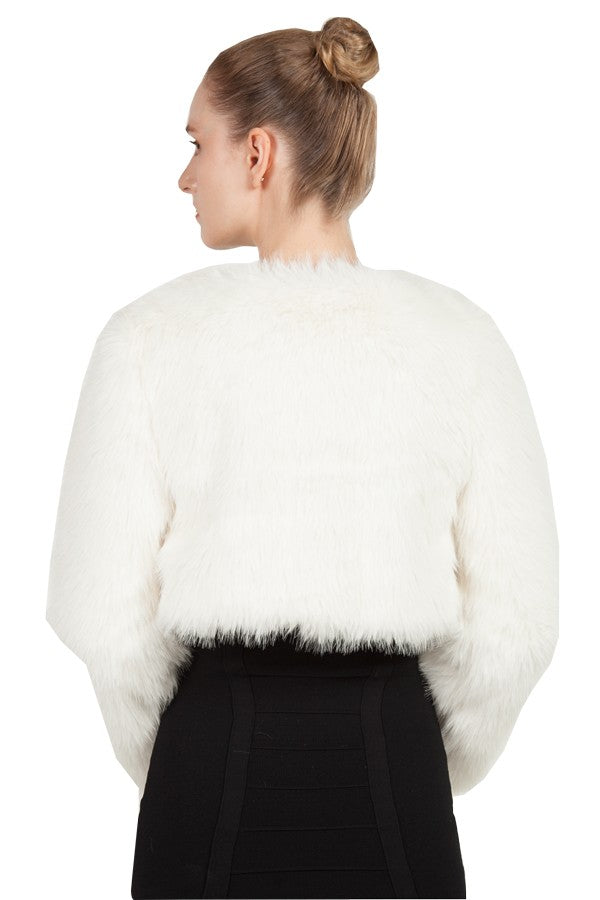 Cropped Fur Jacket